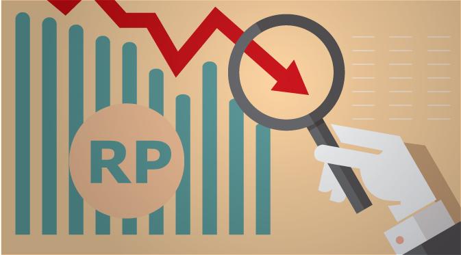 Rupiah Lemah Tipis Sore Ini