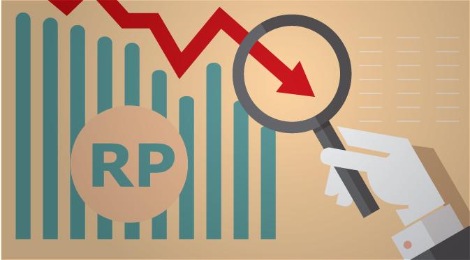 Rupiah Lemah Tipis Sore Ini