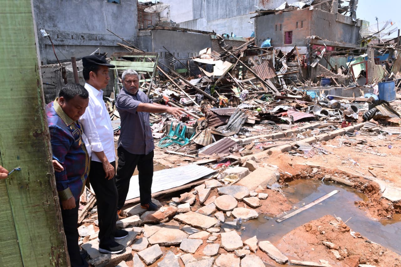 Presiden Jokowi Bantu Perbaikan Rumah Warga Terdampak Bom Sibolga