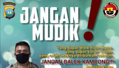 POLDA KEPRI MENGHIMBAU KEPADA MASYARAKAT PROVINSI KEPRI UNTUK TIDAK MUDIK