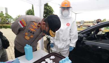 RS. BHAYANGKARA BUKA PELAYANAN DRIVE THRU SCREENING RAPID TEST