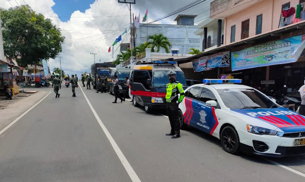Patroli Gabungan Skala Besar TNI-Polri Dalam Rangka Operasi Kepolisian Kewilayahaan Mantap Praja Seligi -2020 di Natuna