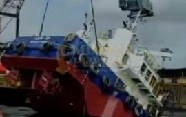 Ini Penjelasan Kapolsek Batuaji Terkait Mobil Crane yang Jatuh ke Laut