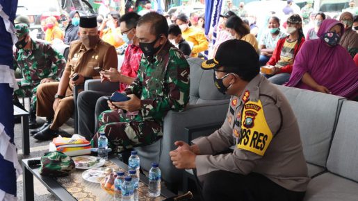Bakti Sosial Kodim 0316/Batam Dihadiri Kapolresta Barelang dan Kapolsek Sagulung