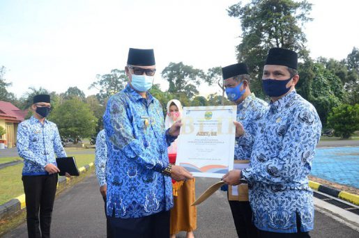 Pemkab Lingga Gelar Apel Deklarasi Gerakan Nasional ASN