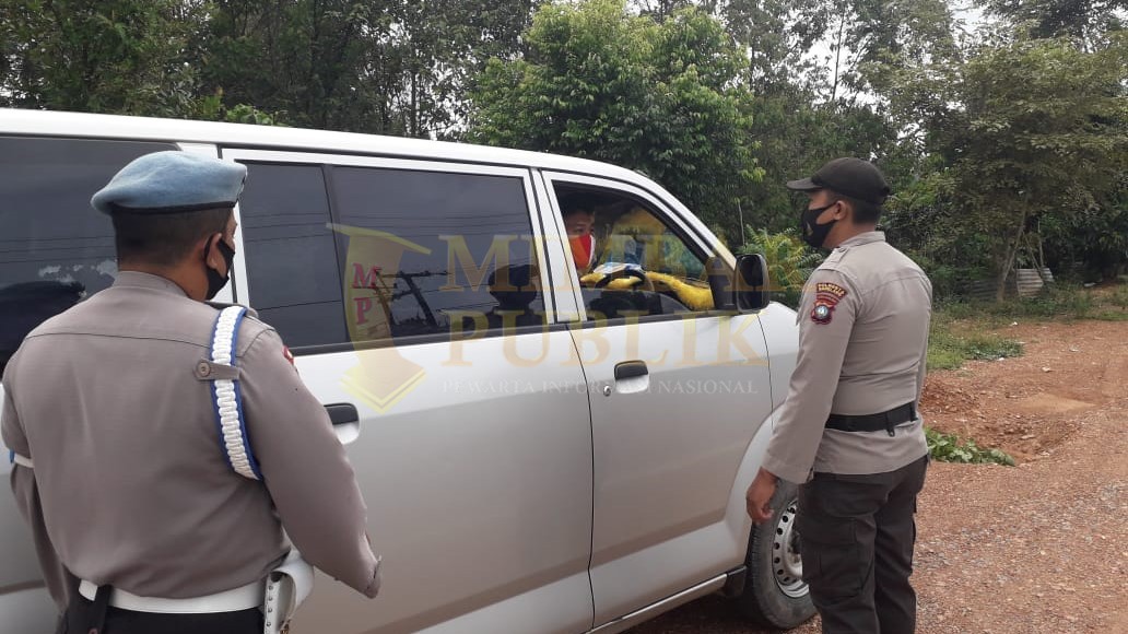 Polsek Galang Kembali Operasi Yustisi di Sembulang, Cegah Penyebaran Covid 19