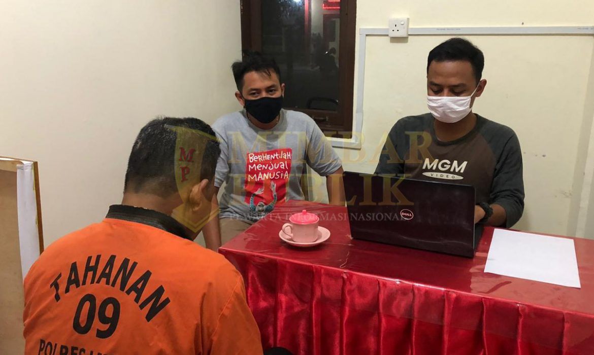 Pelaku Pencabulan Anak Tiri Dibawah Umur Dibekuk Satreskrim Polres Lingga