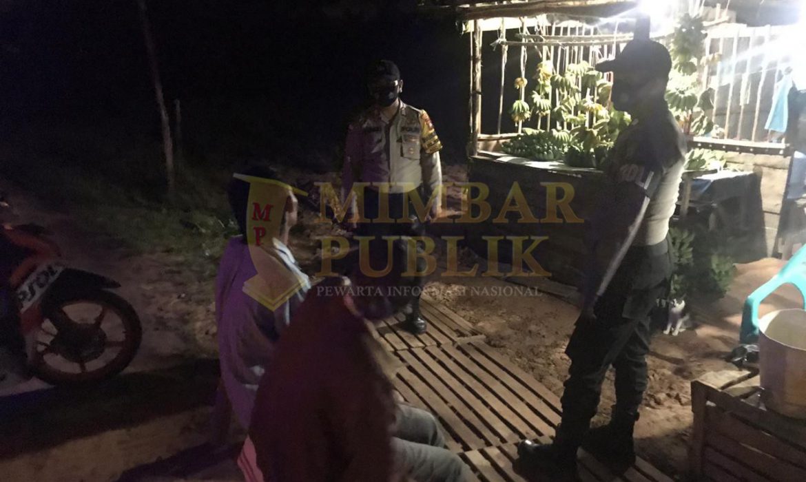 Cegah Covid-19, Polisi Kembali Patroli Himbauan di Wilayah Hukum Polsek Galang