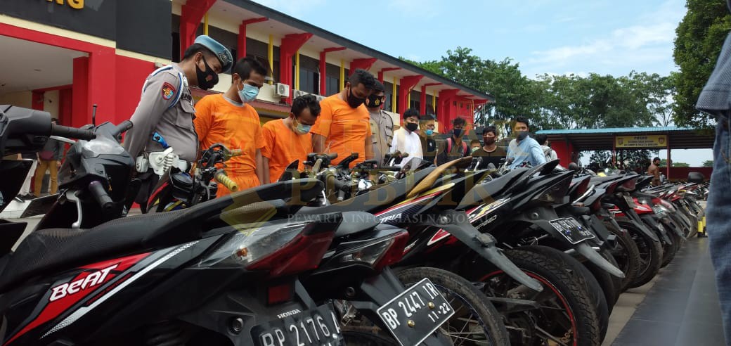 40 Motor Curian Diamankan, Polisi Ringkus Pelaku Sindikat Pencurian Motor
