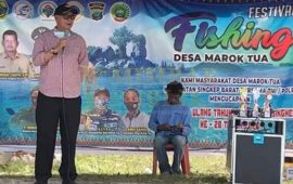 Pjs Bupati Lingga Tutup Festival Fishing di Pulau Serak Marok Tua