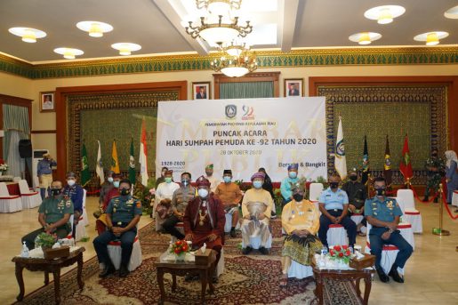 Danlatamal IV Hadiri Acara Puncak Peringatan ke-92 Sumpah Pemuda Via Virtual