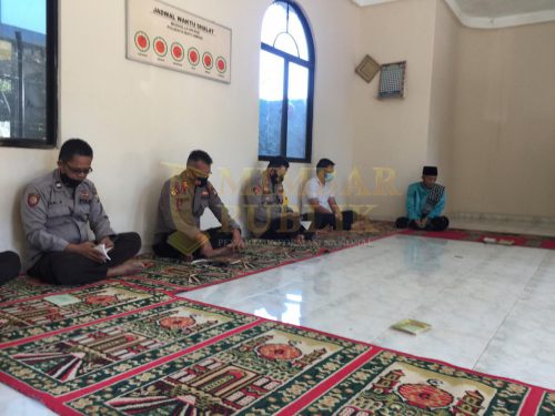 Dalam Rangka Maulid Nabi Muhammad SAW, Personil Polsek Batu Ampar Jalani BINROHTAL