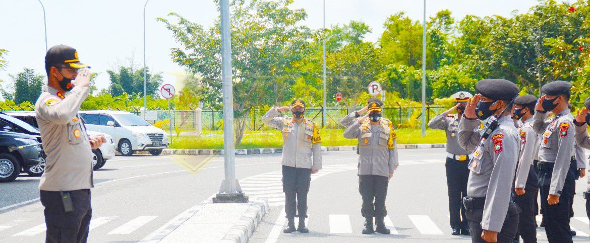 Kapolres Natuna Sambut Kepulangan 30 Personil BKO Polresta Barelang