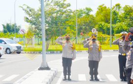 Kapolres Natuna Sambut Kepulangan 30 Personil BKO Polresta Barelang