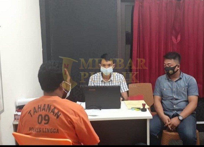 Polres Lingga Ungkap Kasus Korupsi Dana Desa Penuba Timur