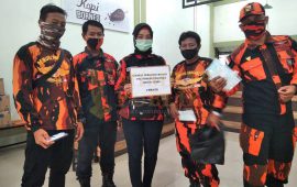 Pemuda Pancasila  Bintan Utara Sosialisasi dan Edukasi Masker