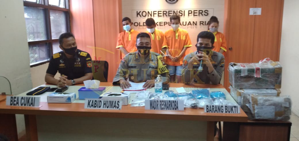 Diupah Rp500 ribu, Pengedar Narkoba Modus Ekspedisi ini Ditangkap BC Batam dan Polisi