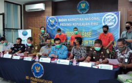 BNNP Kepri Musnahkan 4 Kilogram Sabu dari Tangan 3 Tersangka