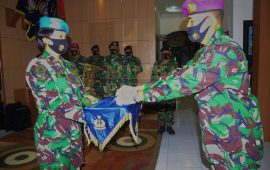 Letkol Marinir Dadan Solahudin S.AG Resmi Jabat Kadisminpers Lantamal IV