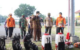Freddy SM Pimpin Apel Penanggulangan Bencana Kabupaten Lampung Timur