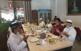 Tolak Covid-19, Tokoh Agama dan Masyarakat Tanjung Uban Doa Bersama