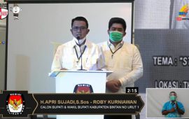 Debat Publik Calon Bupati dan Wakil Bupati: Apri Paparkan Misi dan Visi