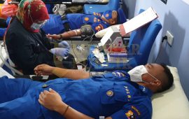 Dirgahayu Korp Polairud Polri Ke-70, Ditpolairud Polda Kepri Gelar Donor Darah