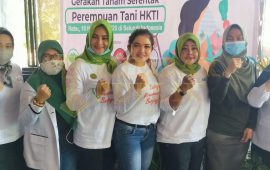 Gerakan Tanam Serentak Perempuan Tani HKTI Bintan