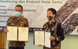Pemkab Natuna – Badan Informasi Geospasial Teken Kerja Sama Bidang Data dan Informasi di Jakarta