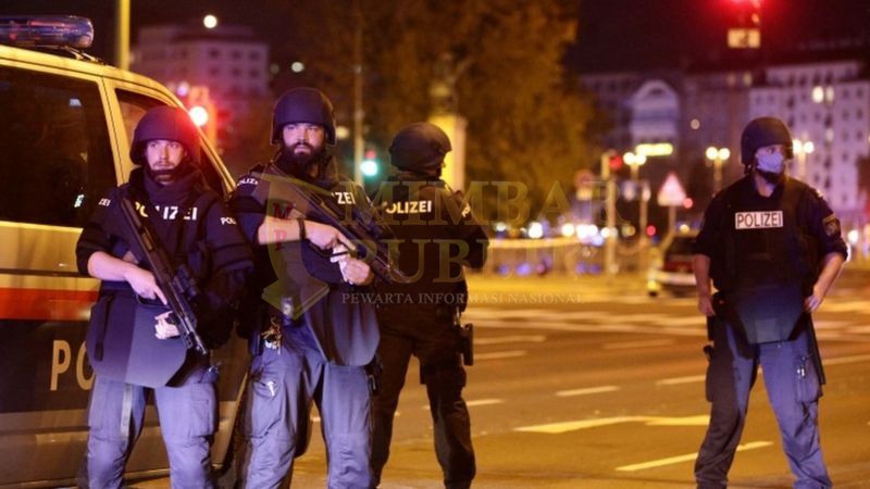 Breaking News! Serangan Teroris di Wina, Austria, Dua Orang Tewas