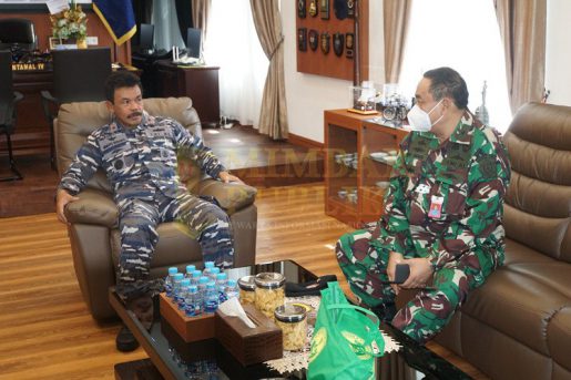 Danlantamal IV Terima Kunjungan Kerja Dirkeswat Kemhan