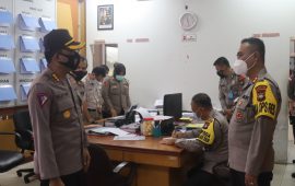 Polresta Barelang Terima Supervisi Pengecekan Posko dan Keaktifan Personel Ops Mantap Praja 2020