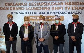 BNPT Deklarasikan Kesiapsiagaan Nasional dan Grand Launching BNPT TV Channel