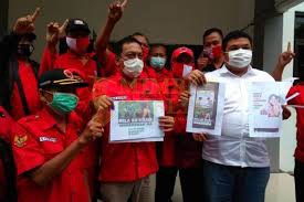 DPC PDI-P  Surabaya Laporkan Dugaan Pelanggaran Kampanye Pilkada 2020