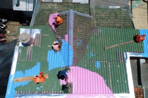 Diam-Diam Instruksi Anies Cat Warna-warni Genteng Rumah Dilaksanakan