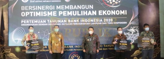 Gubernur Lampung, Arinal Djunaidi, menghadiri Pertemuan Tahunan Bank Indonesia Tahun 2020
