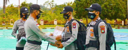 Polres Natuna Gelar Apel Pengawalan Pendistribusian Logistik Pilkada 2020