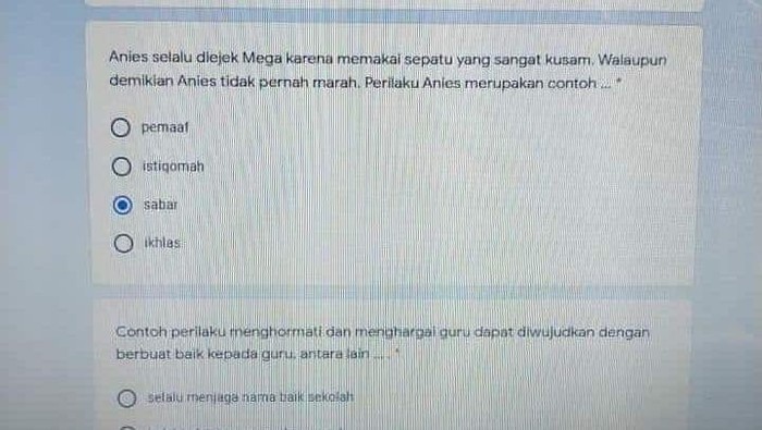 Guru Pembuat Soal “Anies Selalu Diejek Mega” Bakal Dipecat