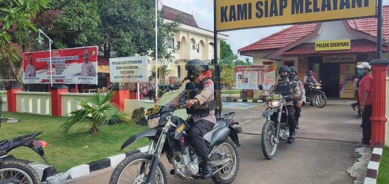 Satbrimob Polda Kepri Patroli Pengecekan dan Pengamanan Demi Sukseskan Pilkada Serentak 2020