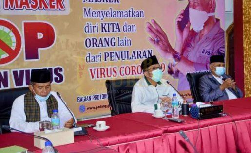 Malam Pergantian Tahun, Pemko Padang Zikir dan Tausiah Bersama Secara Virtual