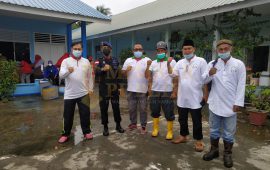 MCMI Provinsi dan PC Kabupaten Bintan Beserta Brimob Gotong Royong Bersihkan SD Negeri 005