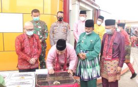 Bupati Tanjabbar Resmikan Pekerjaan Fisik 2016-2020