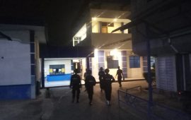 Antisipasi Gangguan Kamtibmas, Personil Brimob Polda Kepri Lakukan Pengamanan Di Kantor Bea Cukai