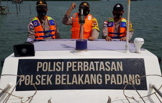 Polsek Belakang Padang lakukan patroli di wilayah pesisir, Batam