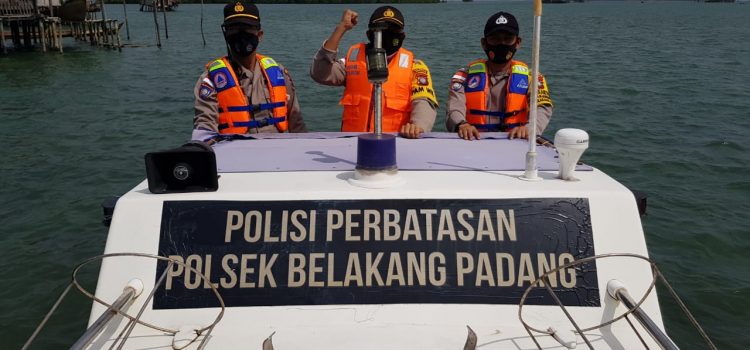 Polsek Belakang Padang lakukan patroli di wilayah pesisir, Batam