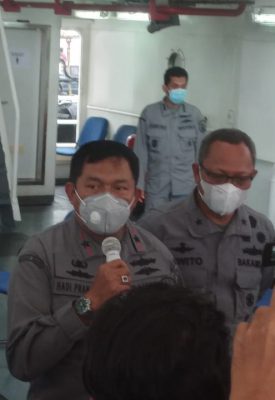 Kepala Kantor Kamla Zona Maritim Barat Laksma Bakamla Hadi Pranoto