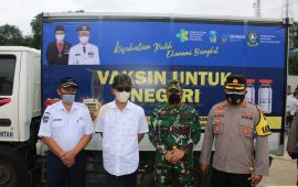 Vaksin Covid-19 Tiba di Batam, Polresta Barelang Kawal Ketat Kedatangan Vaksin