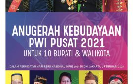 Strategi 10 Bupati Wali Kota Penerima Anugerah Kebudayaan PWI