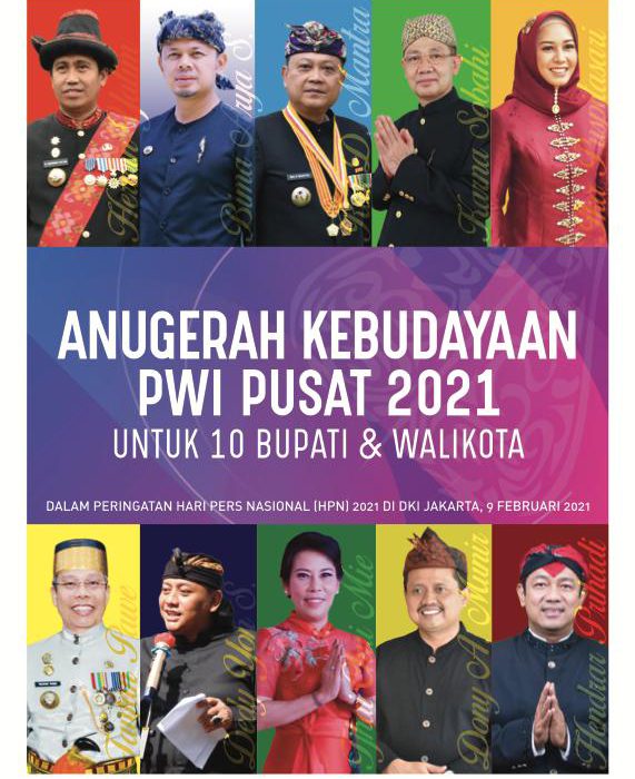 Strategi 10 Bupati Wali Kota Penerima Anugerah Kebudayaan PWI