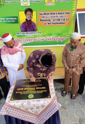 Peresmian Komplek Pendidikan Islam Yayasan Miftah Annajah Riau